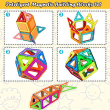 Load image into Gallery viewer, MagPlay Magnetic Blocks 24 pcs DIY Kids Toy Set Building Educational Toys with Smart Outdoor BagPack for Kids Children Magnetic Blocks for Kids Puzzle for Great Learning
