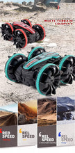 Load image into Gallery viewer, Amphibious Remote Control Car for Kids 2.4 GHz RC Stunt Car - Multicolor
