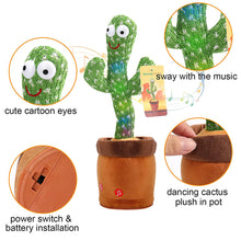 Load image into Gallery viewer, Dancing &amp; Talking Cactus Toy
