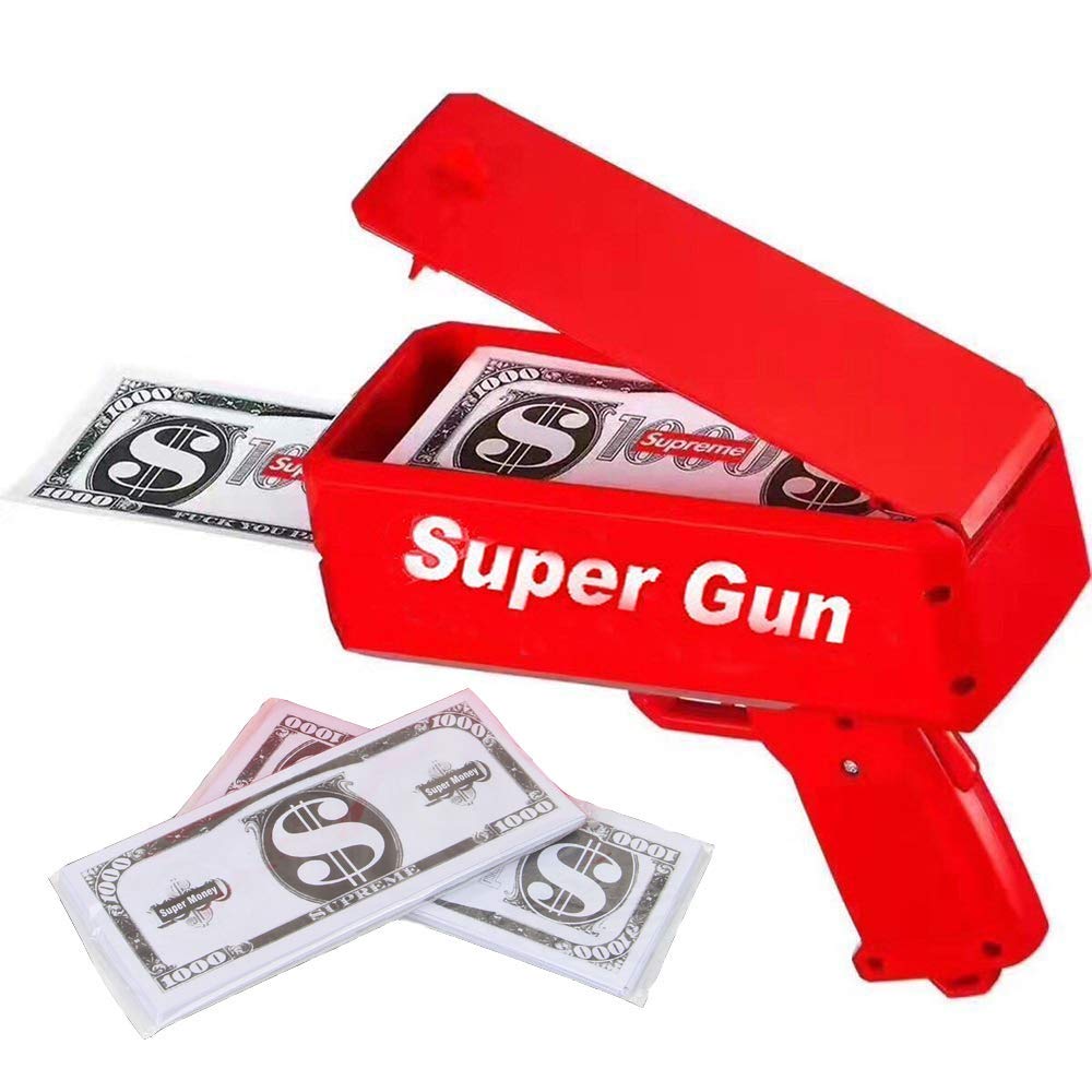Super Money Gun - Include Dummy Dollars